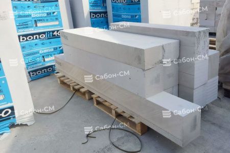 Блок газоcиликатный Bonolit Малоярославец D-600 625х250х125 перегородочные